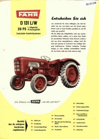 Dieselschlepper D 131 L/W
