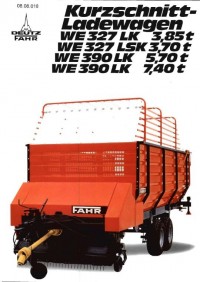 Kurzschnitt-Ladewagen WE 327 LK
