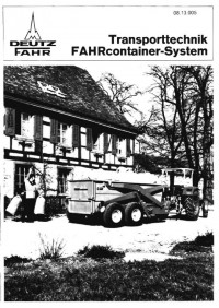 Transporttechnik; FAHRcontainer-System