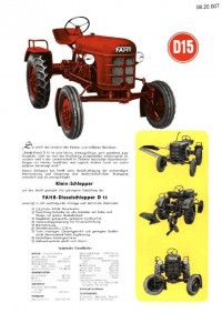 Dieselschlepper D 15