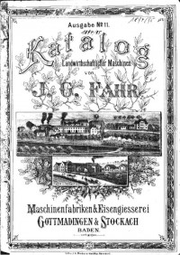 FAHR-Landmaschinen-Katalog