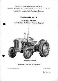 Radtraktor ITM 5 33