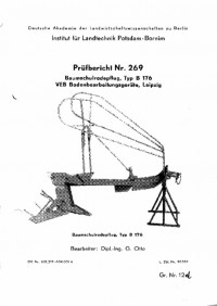 Baumschulrodepflug B 716