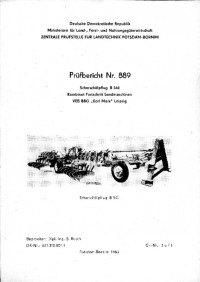 Scharschälpflug B 540