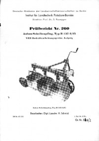 Anbau-Scheibenpflug B 137-3/25