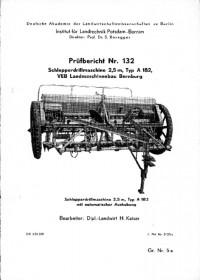 Schlepperdrillmaschine 2,5 m, A 182