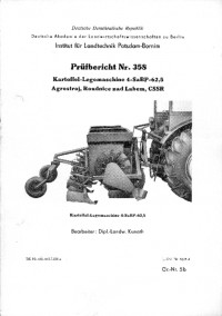 Kartoffellegemaschine 4-SaBP-62,5