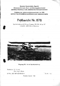 Applikationsanlage zum Flugzeug PZL 104