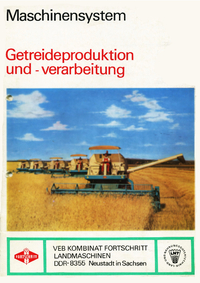 Maschinensystem Getreideproduktion und -verarbeitung